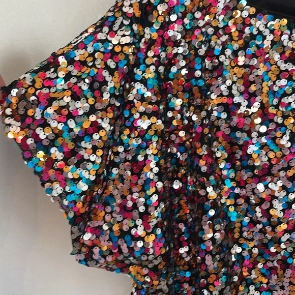 Multi Color Sequin Top - Picture 3 of 5
